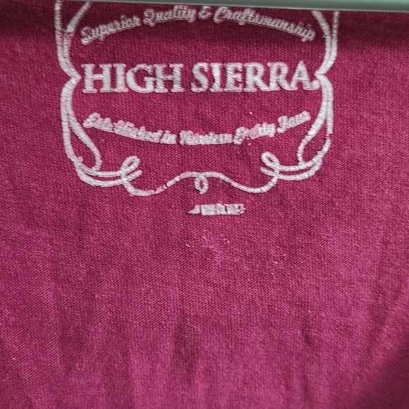 Women's Maroon Top - Picture 4 of 4